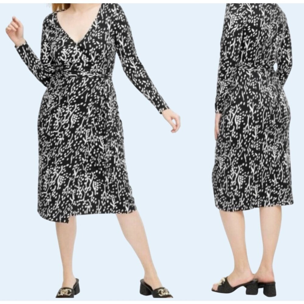 DIANE VON FURSTENBERG x Target DVF Wrap Dress Midi Sz XL NEW NWT